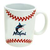 Miami Marlins 15oz. Baseball Ceramic Mug