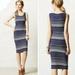 Anthropologie Dresses | Maeve Anthropologie Navy Striped Column Dress, Sz M | Color: Blue | Size: M