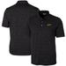 Men's Cutter & Buck Black George Mason Patriots Vault Advantage Tri-Blend Space Dye Big Tall Polo