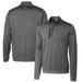 Men's Cutter & Buck Steel Louisville Cardinals Vault Big Tall Stealth Quarter-Zip Pullover Top