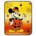 Disney Bedding | Disney Mickey Mouse Plush Throw Blanket | Color: Orange/Yellow | Size: 48in X 60in