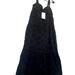 Zara Dresses | New Zara Embroidered Dress. Size S | Color: Black | Size: S