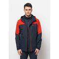 3-in-1-Funktionsjacke JACK WOLFSKIN "GLAABACH 3IN1 JKT M" Gr. L (52), orange (wild, brier) Herren Jacken Übergangsjacken