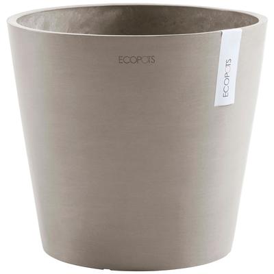 Blumentopf ECOPOTS "Amsterdam" Pflanzgefäße Gr. H: 26,3cm, braun (braungrau) ØxH: 30x26,3 cm