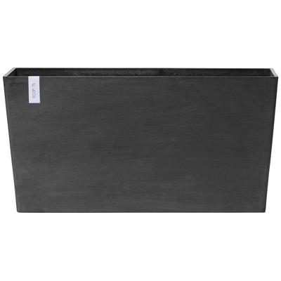 Blumentopf ECOPOTS "Paris", grau (dunkelgrau), B:100cm H:50cm T:40cm, Kunststoff, Pflanzgefäße, BxTxH: 100x40x50 cm