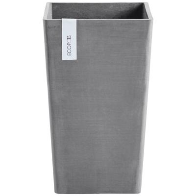 Blumentopf ECOPOTS "Rotterdam", grau, B:30cm H:50cm T:30cm, Kunststoff, Pflanzgefäße, BxTxH: 30x30x50 cm Image