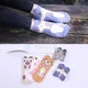 Chaussettes en coton pour femmes mode mignon dessin animé chien chat 3D animaux Style chaussettes