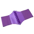 Corset rétro vintage à lacets pour femmes mode gothique violet noir rouge ceinture sexy