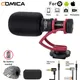 Microphone pour appareil photo Comica CVM-VM10II Microphone vidéo professionnel avec support