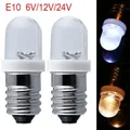 Ampoule LED E10 DC 6V 12V 24V vente en gros base à vis l'inventaire lampe torche lampe de