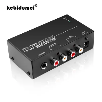 KeRestoQuebec Umei-Préamplificateur Phono Ultra-Compact avec RCA Prend en Charge les Interfaces