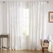 Lauren Ralph Lauren Jenkins Back Tab/Rod Pocket Light Filtering Curtain Panel Polyester in White | 84 H x 50 W in | Wayfair YC014947DSELC1 A201