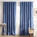 Lauren Ralph Lauren Jenkins Back Tab/Rod Pocket Light Filtering Curtain Panel Polyester in Green/Blue | 96 H x 50 W in | Wayfair