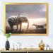 Ebern Designs Surreal African Elephant Wearing - Modern Canvas Wall Decor Canvas in Black/Gray/White | 12 H x 8 W x 1 D in | Wayfair