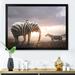 Ebern Designs Surreal African Elephant Wearing - Modern Canvas Wall Decor Canvas in Black/Gray/White | 20 H x 12 W x 1 D in | Wayfair