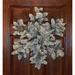 The Holiday Aisle® 25" Snowflake Lighted Pinecones Wreath in Green/White | 25 H x 25 W x 6 D in | Wayfair 2E97AF16D85940728A4FC9EF14914502