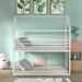 Princes Twin over Twin Steel Standard Bunk Bed by Harper Orchard Wood in White | 81.72 H x 40.15 W x 78.11 D in | Wayfair