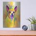 Red Barrel Studio® Luxe Metal Art 'Pop Art Chihuahua' By Furbaby Affi Pop Art Chihuahua by - on Metal in Yellow | 16 H x 12 W x 0.13 D in | Wayfair