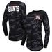 Women's New Era Black York Giants Camo Long Sleeve T-Shirt