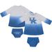 Newborn & Infant Colosseum Gray/Royal Kentucky Wildcats Hand in Ombre Dress Bloomers Set