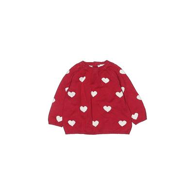 H&M Pullover Sweater: Red Tops - Size 6 Month