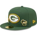 Men's New Era Green Bay Packers Identity 59FIFTY Fitted Hat