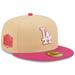 Men's New Era Orange/Pink Los Angeles Dodgers 2020 World Series Mango Passion 59FIFTY Fitted Hat