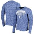 Men's MSX by Michael Strahan Royal Indianapolis Colts Performance Camo Long Sleeve T-Shirt