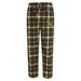 Men's Concepts Sport Black/Gold Missouri Western State Griffons Ultimate Flannel Pants