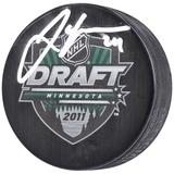 Jamie Oleksiak Seattle Kraken Autographed 2011 NHL Draft Logo Hockey Puck