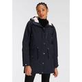 Funktionsparka JACK WOLFSKIN "NEW DUNVILLE" Gr. XS (34), blau (dunkelblau) Damen Jacken Sportjacken