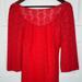 Lilly Pulitzer Dresses | Lilly Pulitzer Topanga Lace Tunic Dress | Color: Pink/Red | Size: 4