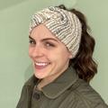 Anthropologie Accessories | Anthropologie Head Twist Wrap | Color: Gray/White | Size: Os