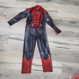 Disney Costumes | Disney Miles Spiderman Costume Size 7/8 | Color: Black/Red | Size: 7/8