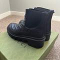 Gucci Shoes | Gucci Leather Chelsea Boot 36.5 | Color: Black | Size: 7
