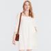 J. Crew Dresses | New! J. Crew Square Neck Gauze Dress | Color: Cream/White | Size: L- Tall