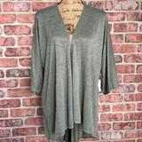 Lularoe Sweaters | Kimono Lularoe Lindsay Cover Up Medium 10-18 Neutral Sage Hatchi Knit Nwt! | Color: Green | Size: M