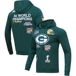 Men's Pro Standard Green Bay Packers 4x Super Bowl Champions Pullover Hoodie