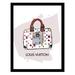 Venice Beach Collections High Fashion Designer Handbag Framed Print | 18 H x 14 W x 1 D in | Wayfair HB45-G-B-1418