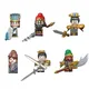 Mini figurines d'action en blocs de construction pour enfants Courage des trois Kingoters Soldats