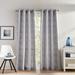 Tommy Hilfiger Offset Grid Cotton Blend Striped Semi-Sheer Grommet Curtain Panels Cotton Blend | 96 H x 50 W in | Wayfair 1Y811509DL