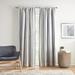Tommy Hilfiger 100% Cotton Striped Blackout Thermal Rod Pocket Curtain Panel Pair Set of 2 100% Cotton in Gray | 108 H x 50 W in | Wayfair
