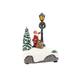 The Holiday Aisle® Christmas Village Accessory - Santa By Light Post Resin | 5 H x 3.82 W x 2.28 D in | Wayfair 21D02E78D81941D2A2BB6480D44E05D1