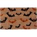 The Holiday Aisle® Dubree Bats & Vampires Non-Slip Outdoor Doormat Coir | 30 H x 18 W x 1 D in | Wayfair 28605006C71A4CDC8D9A56026213815B