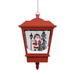 The Holiday Aisle® Christmas Hanging Lamp w/ LED Light & Santa Red 10.6"x10.6"x17.7" in White | 17.7 H x 10.6 W x 10.6 D in | Wayfair