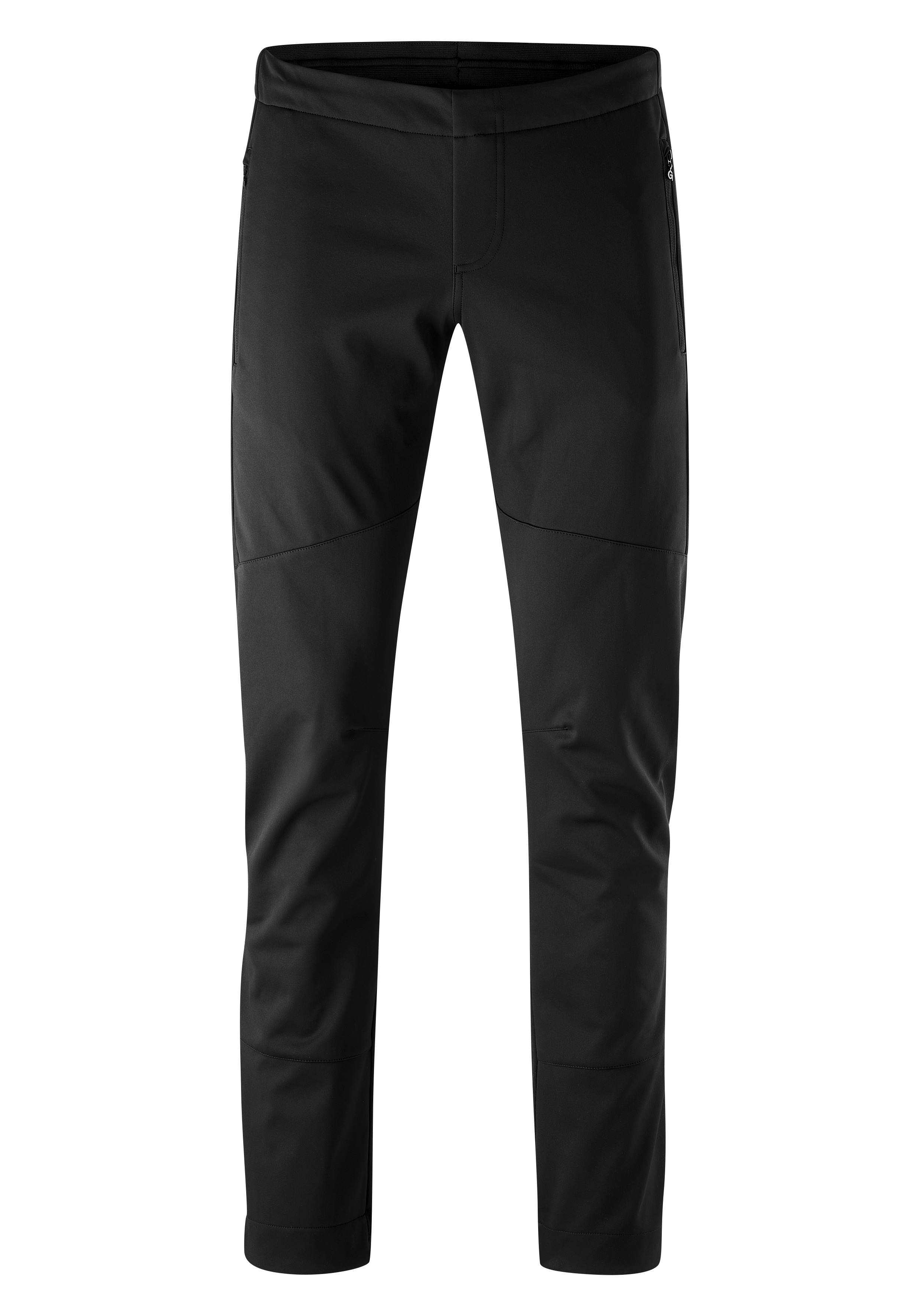 Fahrradhose GONSO "Adventure Pants Softshell Hybrid M", Herren, Gr. S, Normalgrößen, schwarz, 100% Polyester, Hosen, Herren Radhose, winddichte Softshell-Hose Image