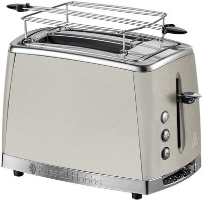RUSSELL HOBBS Toaster "Luna Stone 26970-56", beige (sand), B:35,7cm H:28,7cm T:21cm, Toaster Image