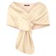 Swing Satin-Stola, 40 - Creme, Damen, aus Polyester