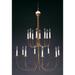 Northeast Lantern 38 Inch 16 Light Chandelier - 916-AB-LT16