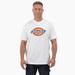 Dickies Men's Short Sleeve Tri-Color Logo Graphic T-Shirt - White Size S (WS22A)